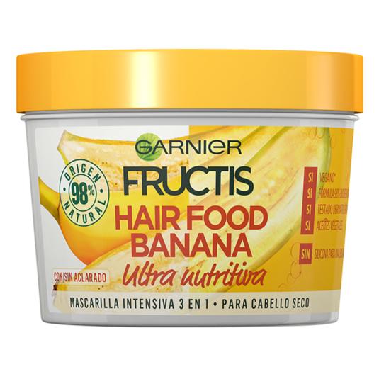 MASCARILLA ULTRA NUTRITIVA BANANA, 390ML FRUCTIS