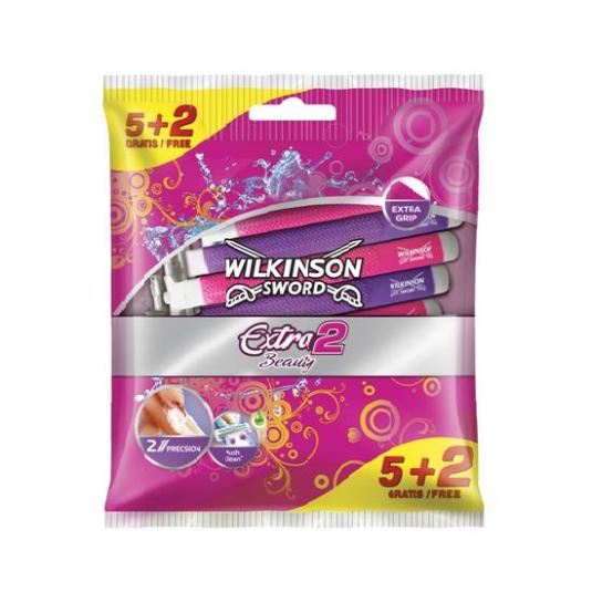 MAQUINA DESECHABLE EXTRA2 BEAUTY, 5+2UD WILKINSON