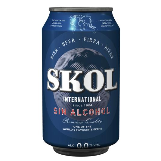 CERVEZA SIN, 330ML SKOL