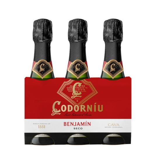 CAVA BENJAMIN SECO, 3X20CL CODORNIU 