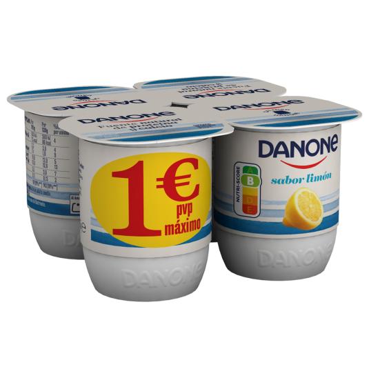 YOGUR SABOR LIMON, 4X120GR DANONE