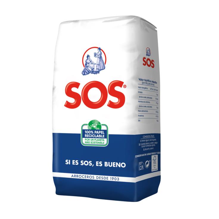 ARROZ REDONDO, 1KG SOS