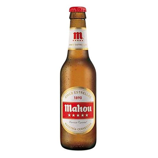 CERVEZA 5 ESTRELLAS, 12X250ML MAHOU