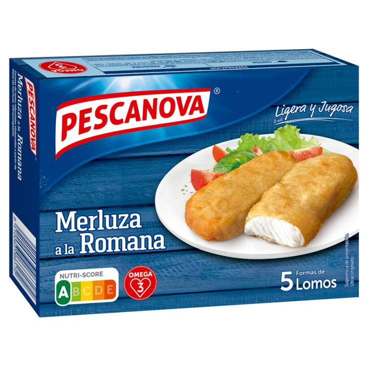 LOMOS DE MERLUZA A LA ROMANA, 325 G PESCANOVA