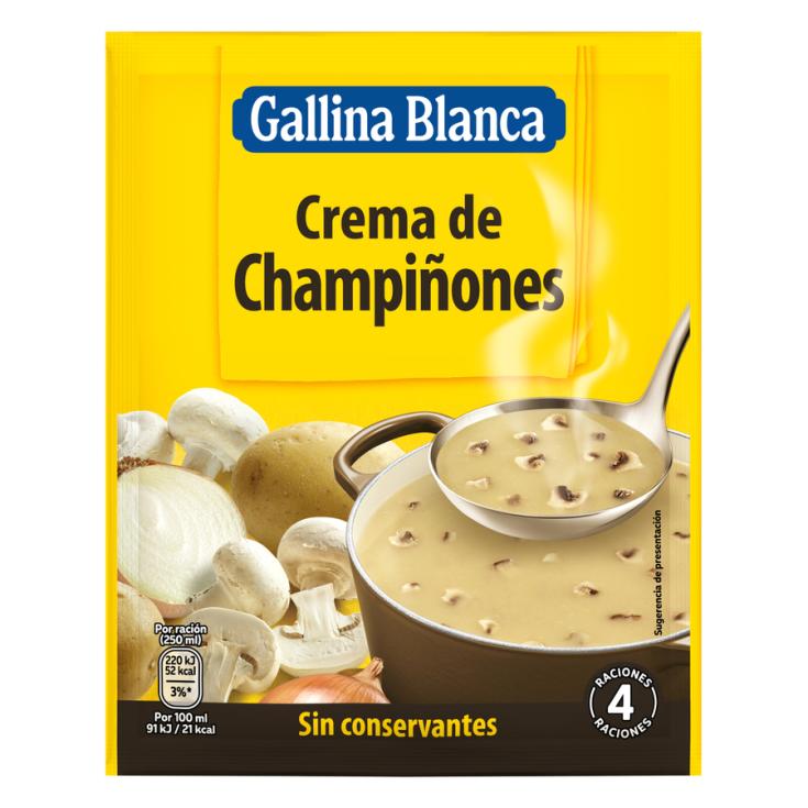 CREMA CHAMPIÑON, 70GR GALLINA BLANCA