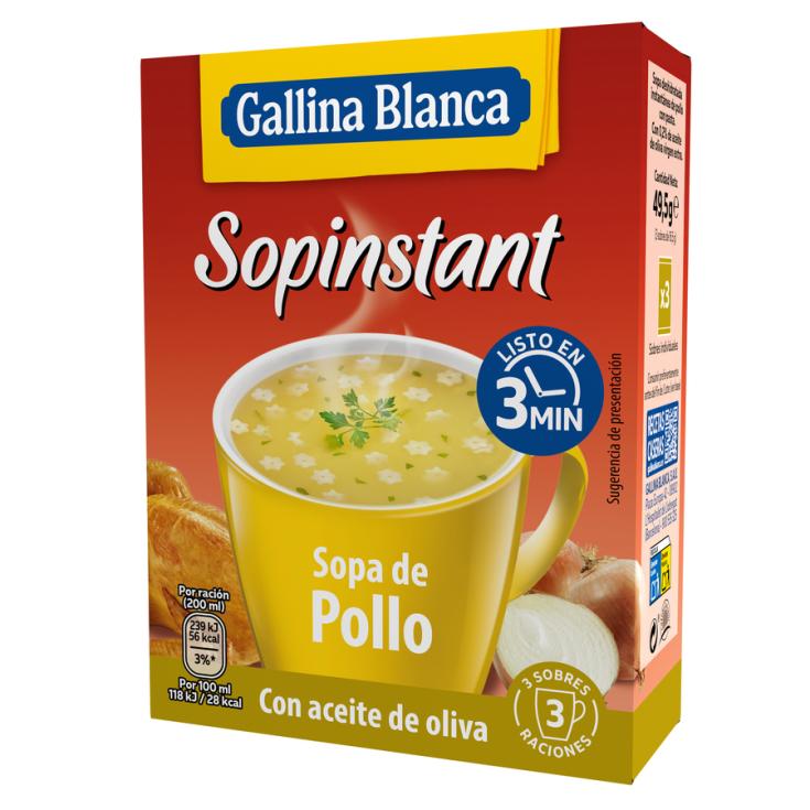 SOPA DE POLLO SOPINSTANT GALLINA BLANCA