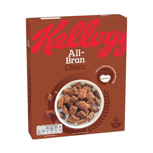 CEREALES ALL BRAN CHOCO, 375GR KELLOGG'S