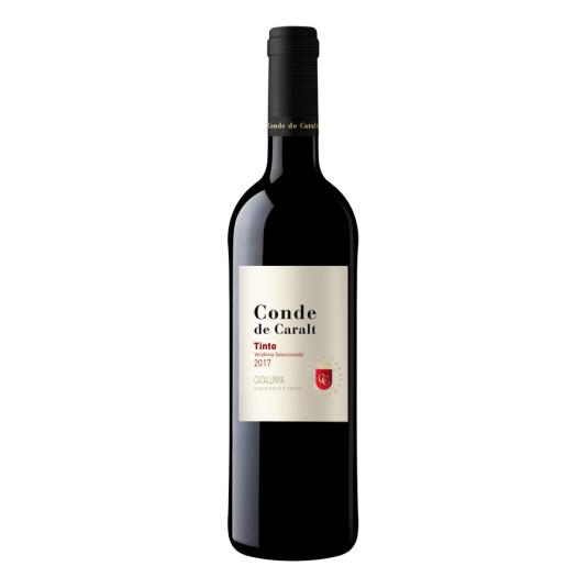 VINO TINTO JOVEN PENEDES, 750ML CONDE DE CARALT