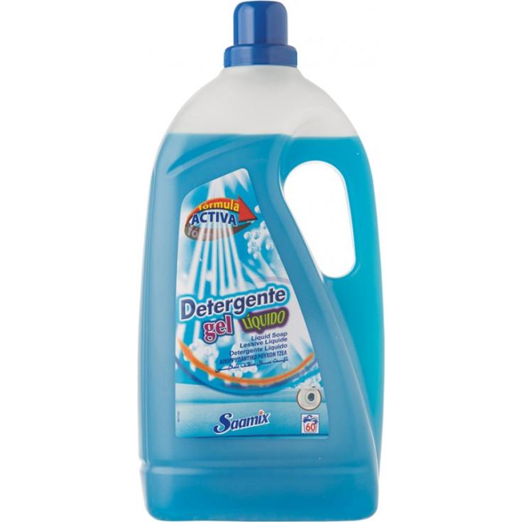 DETERGENTE LIQUIDO GEL AZUL, 60 LAVADOS SAAMIX