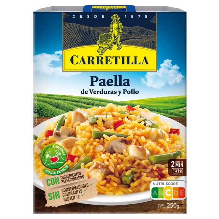 PAELLA DE VERDURA, 250GR CARRETILLA