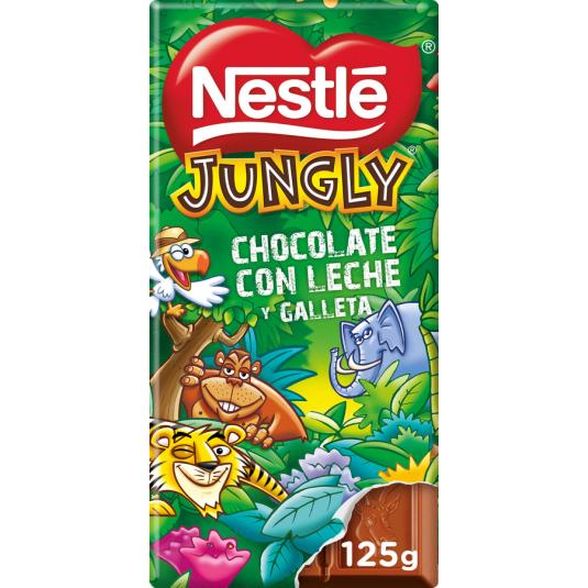 CHOCOLATE CON LECHE JUNGLY, 125GR NESTLE