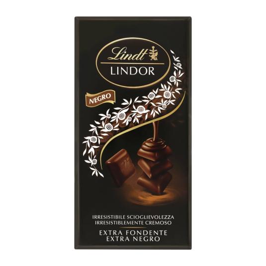 CHOCOLATE LINDOR NEGRO, 100GR LINDT