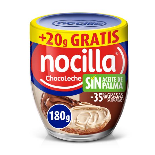 CREMA DE CACAO DOS SABORES, 180GR NOCILLA