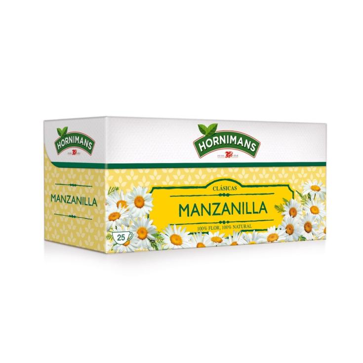 MANZANILLA, 25 SOBRES HORNIMANS