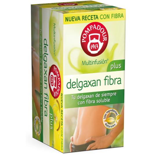 DELGAXAN FIBRA PLUS, 20 SOBRES POMPADOUR