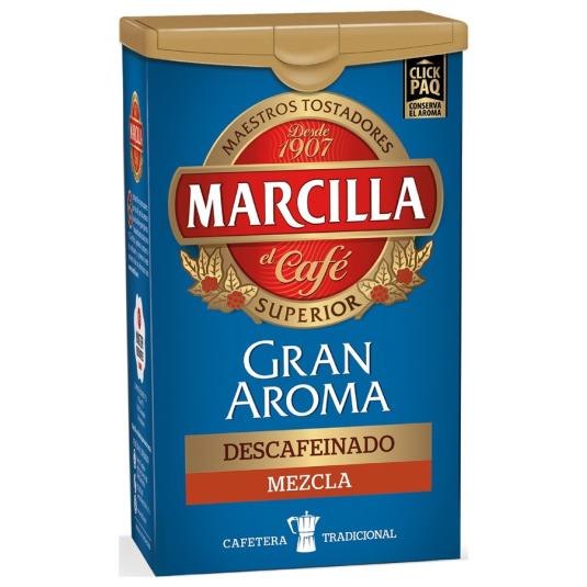 CAFE MOLIDO DESCAFEINADO MEZCLA, 200GR MARCILLA