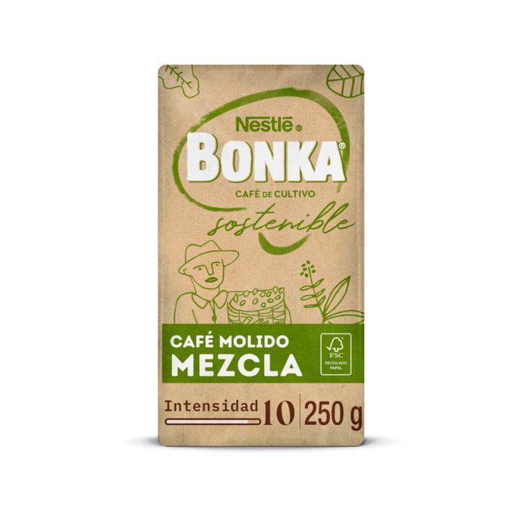 CAFÉ MOLIDO MEZCLA, 250GR BONKA