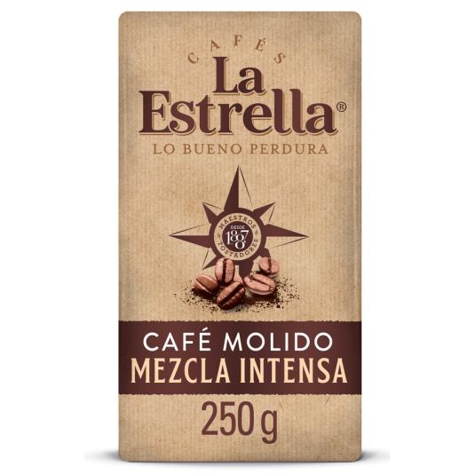 CAFE MOLIDO MEZCLA, 250GR LA ESTRELLA