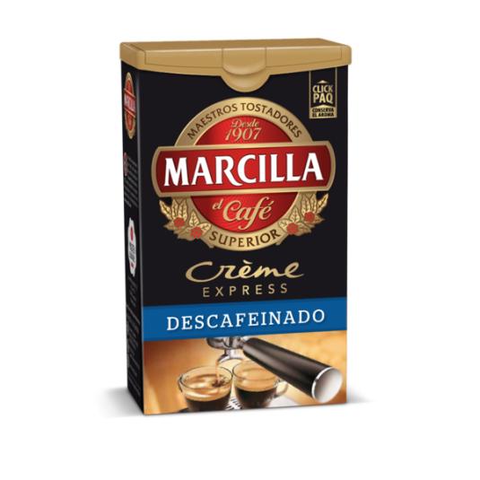 CAFE MOLIDO DESCAFEINADO CREME EXP, 250G MARCILLA