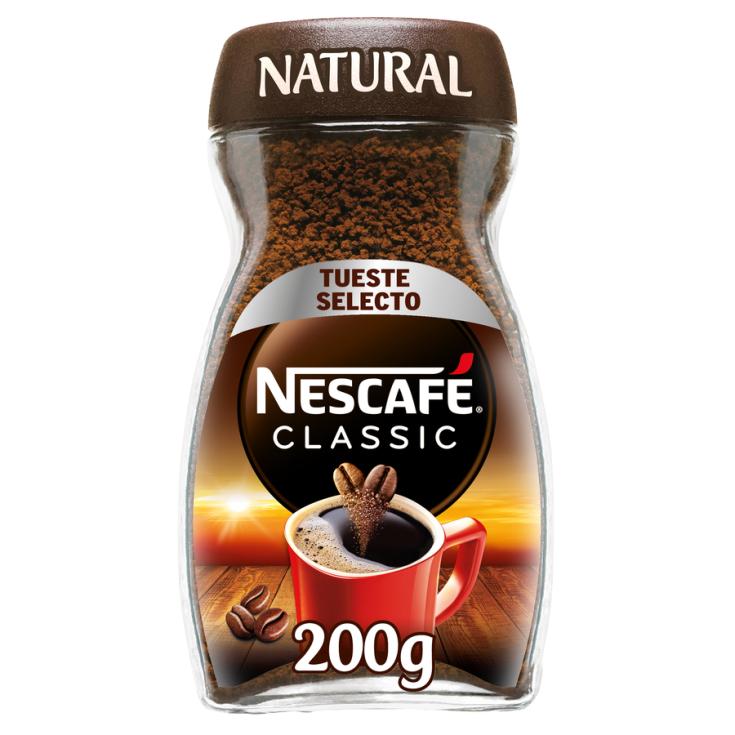 CAFE SOLUBLE NATURAL, 200GR NESCAFE