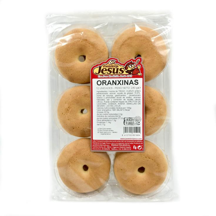 ROSQUILLAS ORANXINAS, 240GR PASTELERIA JESUS