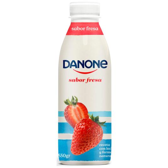 YOGUR DE FRESA PARA BEBER, 550GR DANONE