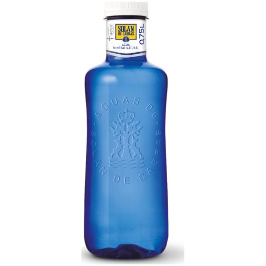 AGUA MINERAL, 750ML SOLAN DE CABRAS 