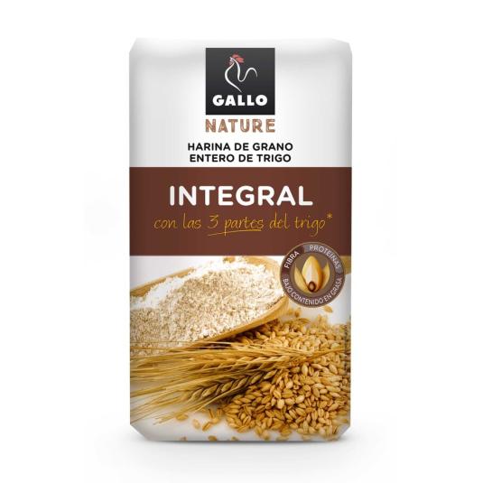 HARINA DE TRIGO INTEGRAL, 1KG GALLO