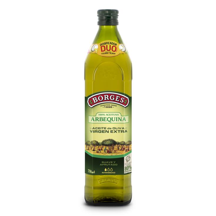 ACEITE ARBEQUINA , 750ML BORGES