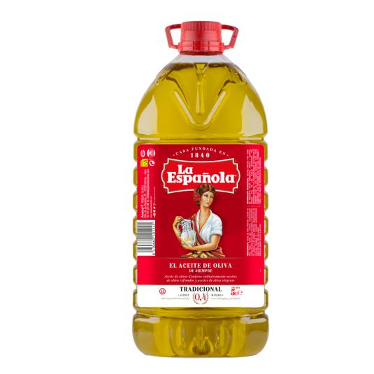 ACEITE DE OLIVA SUAVE, 5L LA ESPAÑOLA