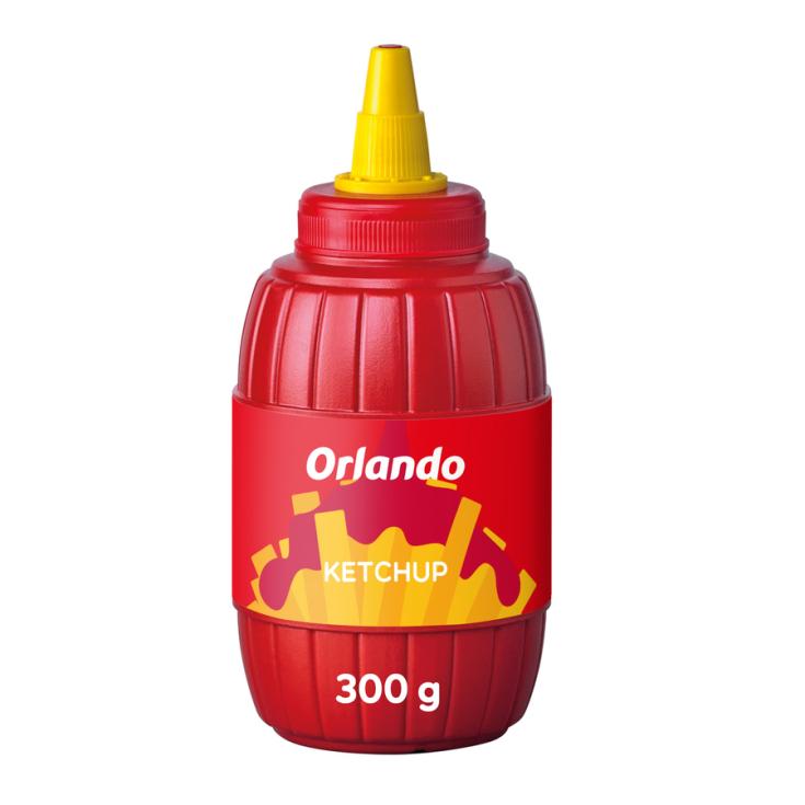  KETCHUP BARRIL, 300GR ORLANDO