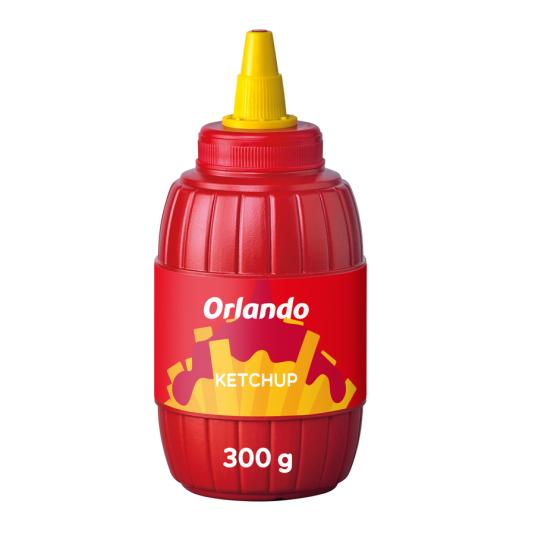  KETCHUP BARRIL, 300GR ORLANDO