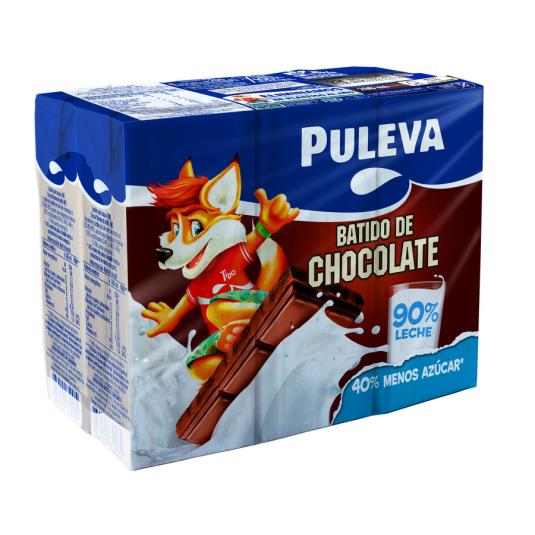 BATIDO DE CHOCOLATE, 6X200ML PULEVA