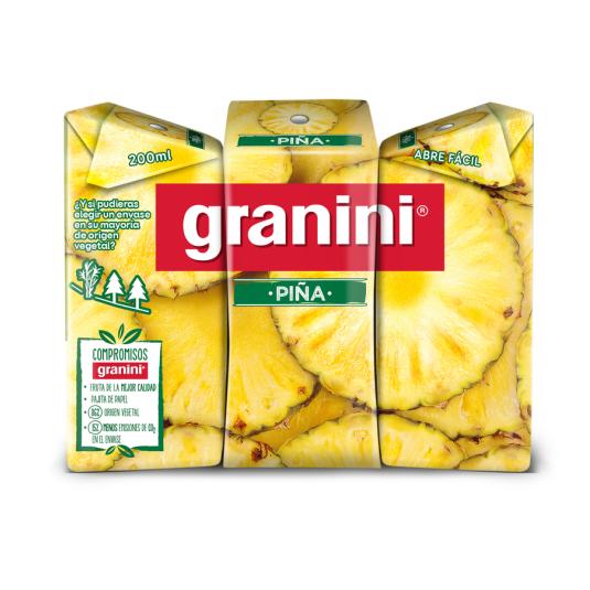 NECTAR DE PIÑA , 3X200ML GRANINI