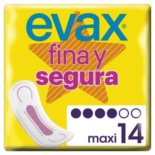 COMPRESA F&S MAXI SUPER SIN ALAS, 13UD EVAX