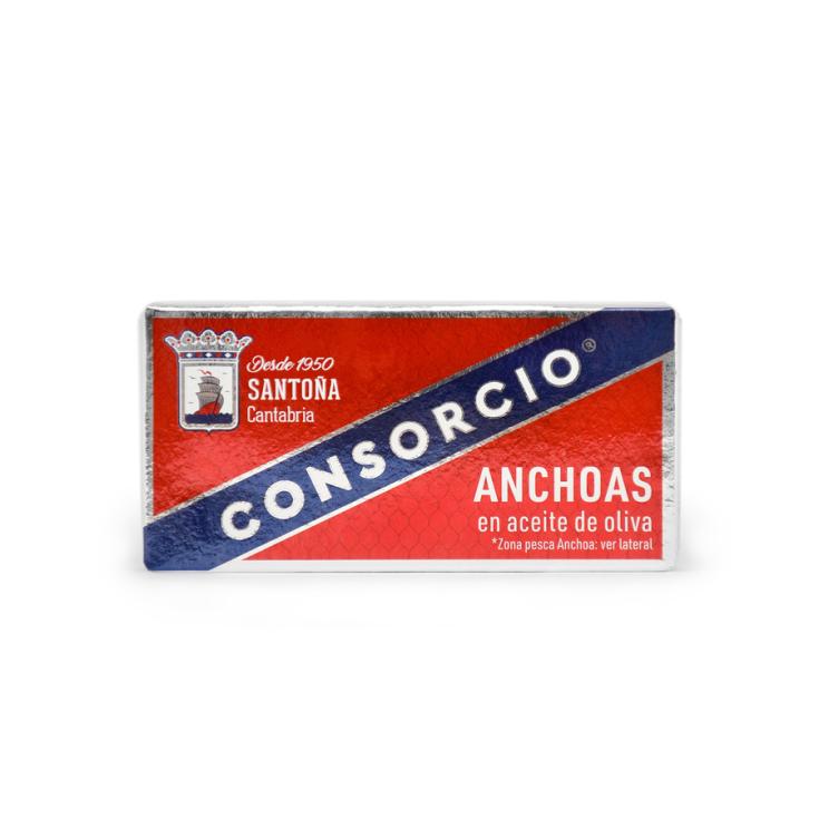 ANCHOAS ACEITE DE OLIVA, 23GR CONSORCIO