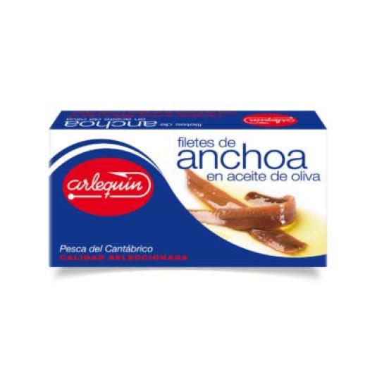 FILETE DE ANCHOA EN ACEITE DE OLIVA, 30G ARLEQUIN