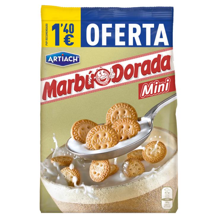 GALLETAS MINI MARBU DORADA, 230GR ARTIACH