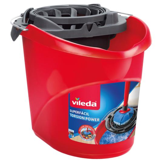 CUBO CON ESCURRIDOR SUPERFACIL, 10L VILEDA