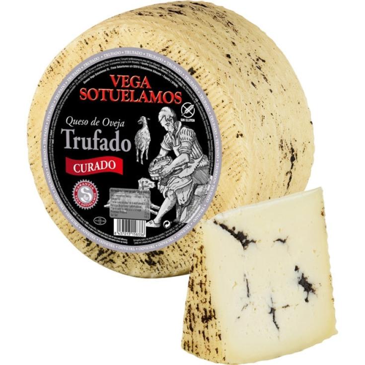 QUESO OVEJA CURADO CON TRUFA, KG VEGA SOTUELAMOS