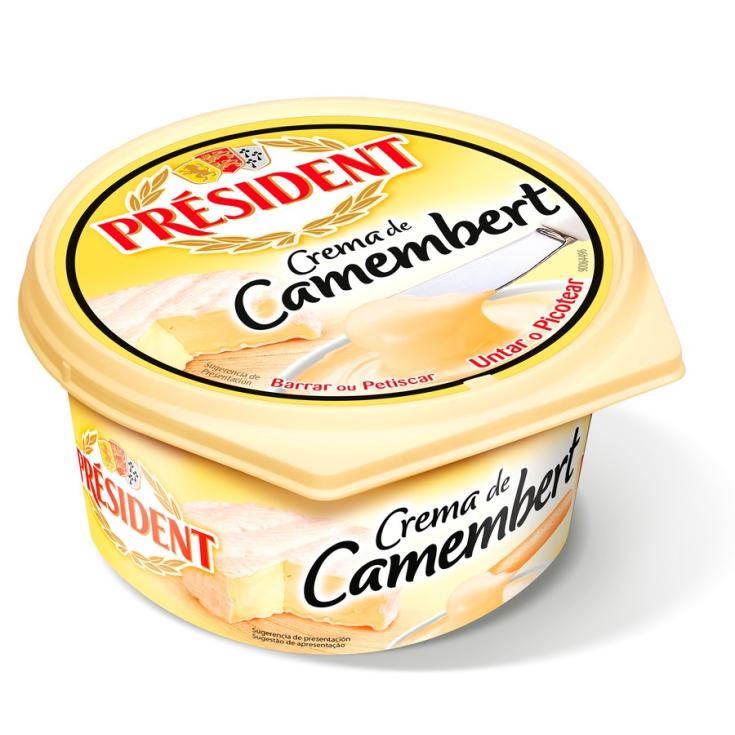 CREMA QUESO CAMEMBERT , 125G PRESIDENT