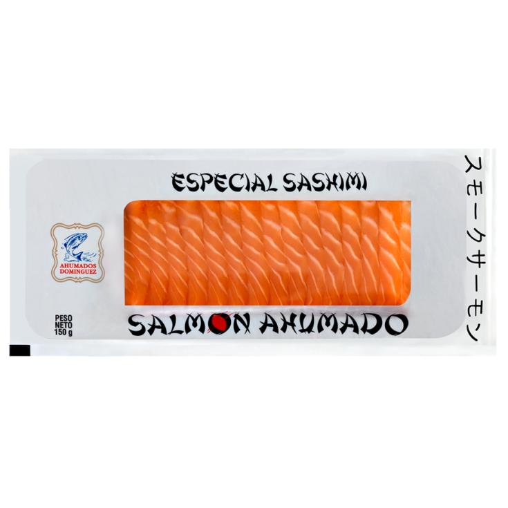 SALMON AHUMADO ESPECIAL SASHIMI, 150G DOMINGUEZ