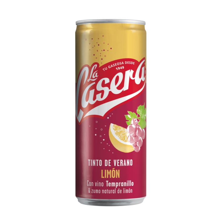 TINTO DE VERANO LIMON, 330ML LA CASERA