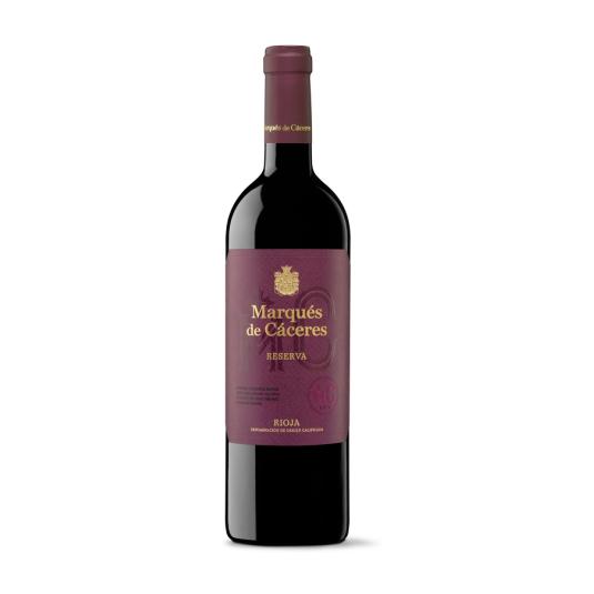 VINO TINTO RESERVA D.O. RIOJA, 750ML MARQUES DE CACERES