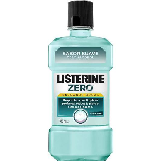 ENJUAGUE BUCAL ZERO MENTOL, 500 ML LISTERINE