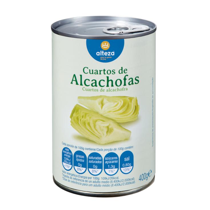 ALCACHOFA CUARTOS, 240GR ALTEZA