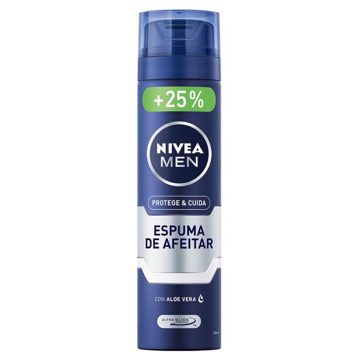 ESPUMA DE AFEITAR PROTEGE Y CUIDA, 200ML NIVEA