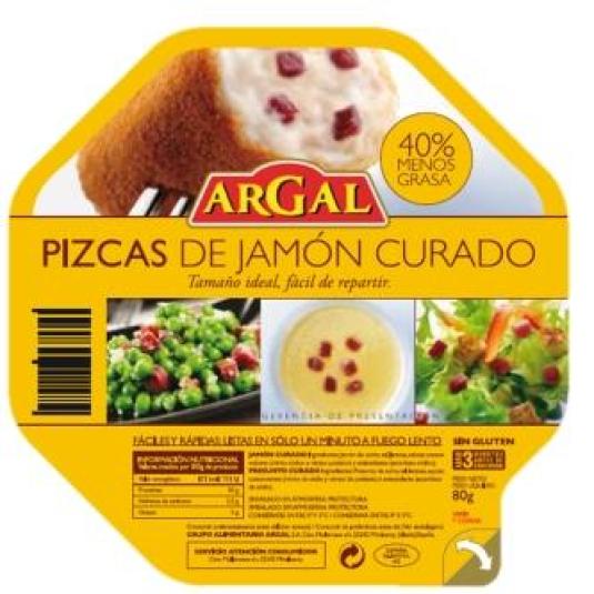 PIZCAS DE JAMON , 80G ARGAL