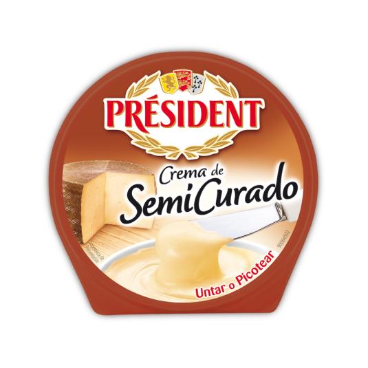 CREMA QUESO CURADO , 125G PRESIDENT