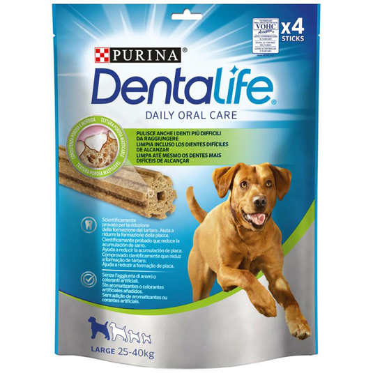 SNACK DENTAL PERRO GRANDE, 142G DENTALIFE